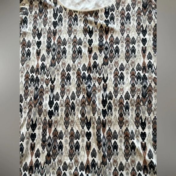 Kim Rogers Abstract Design Cotton Blend Long Sleeve Shirt Women’s XL - Picture 6 of 11